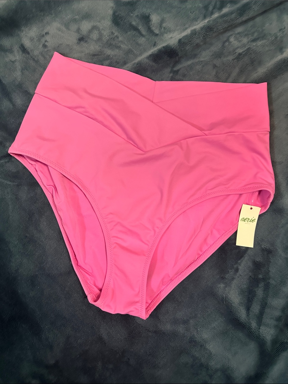 aerie V-Waist High-Rise Bikini Bottoms